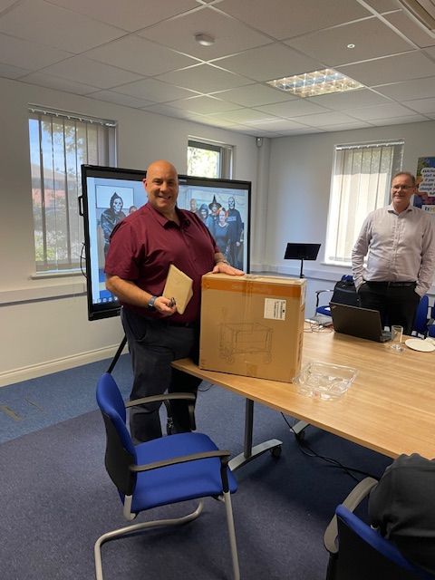 Matt and Neil on his last day at BPEC