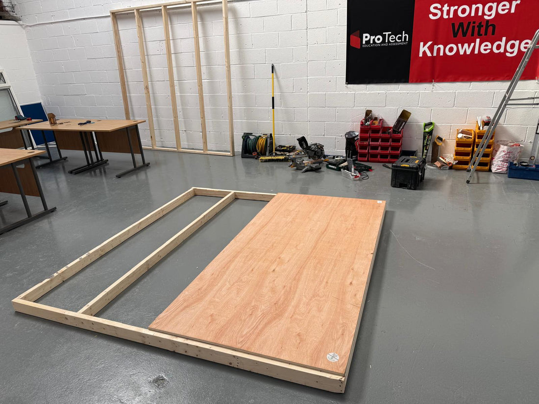 Progress at the ProTech training centre almost a year after starting the business