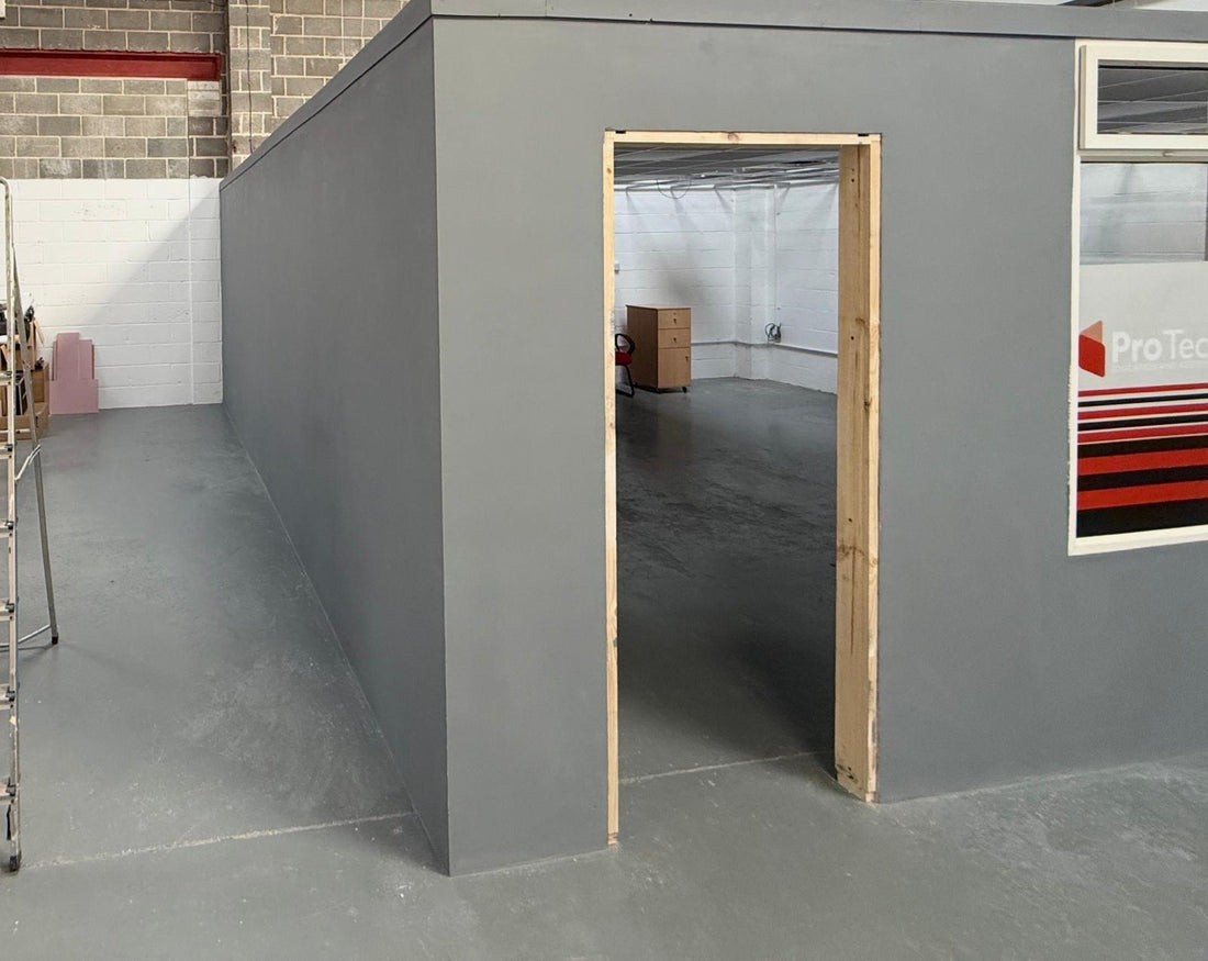 The ProTech training centre classroom taking shape after the roof repair