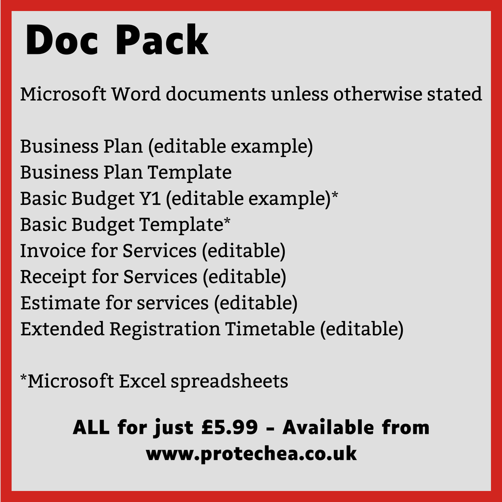So, You Want to Run a Plumbing Business? - Business Plan & Doc Pack