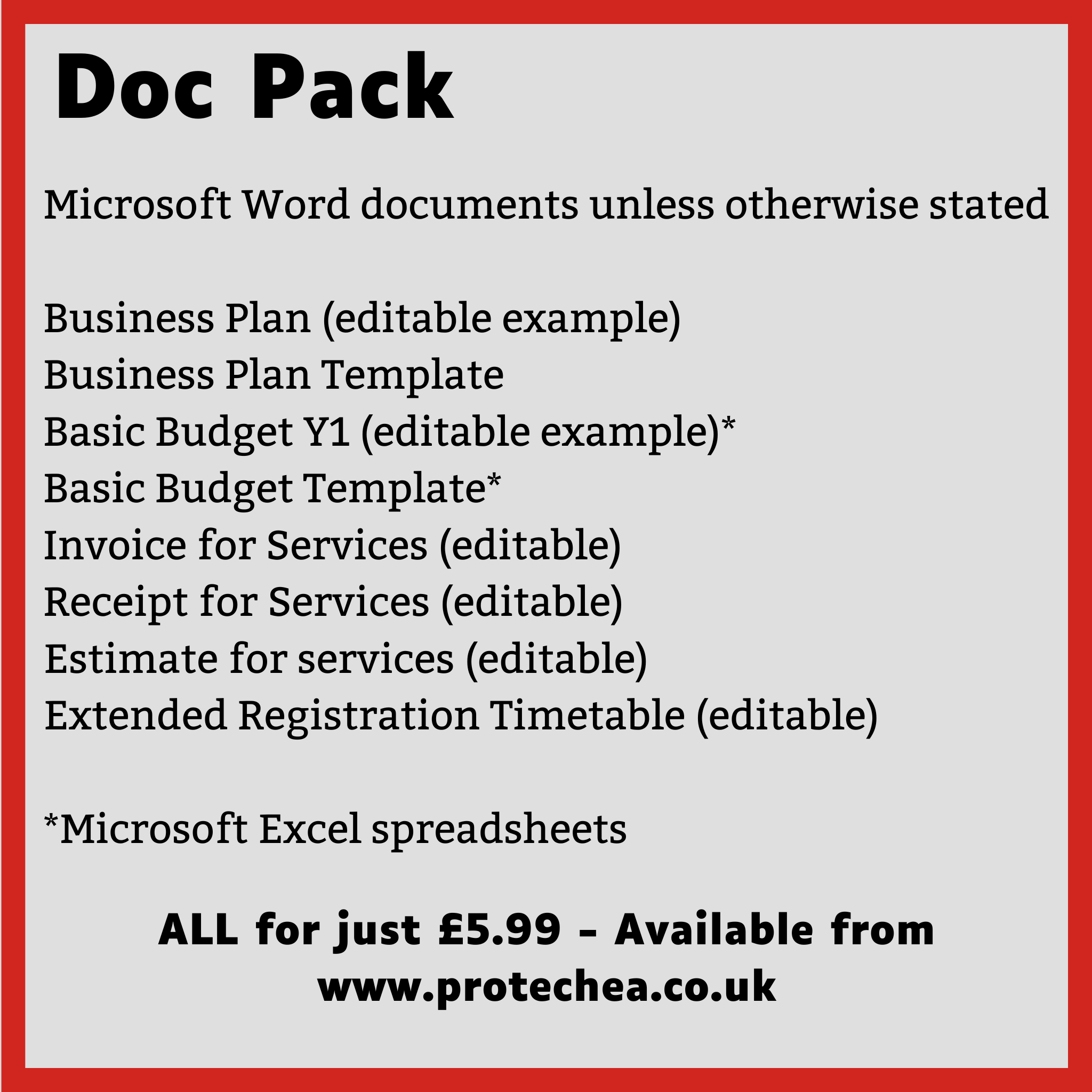So, You Want to Run a Plumbing Business? - Business Plan & Doc Pack